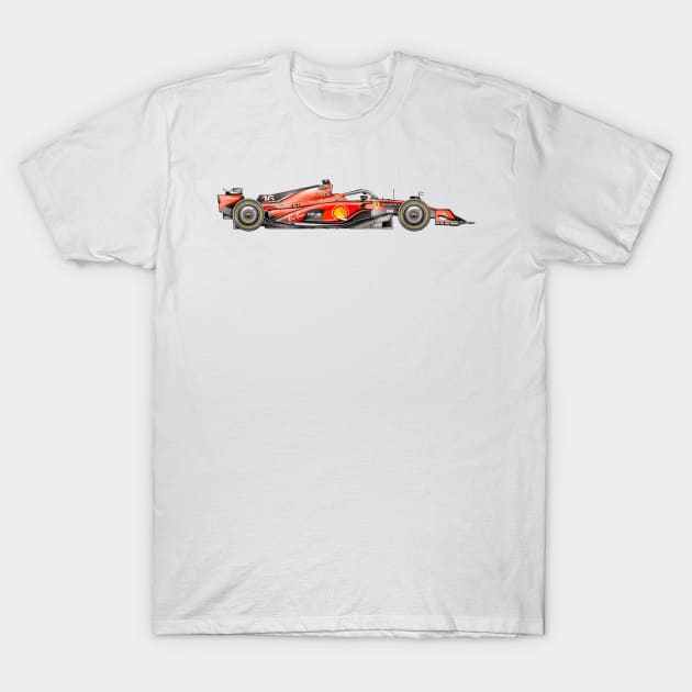 Charles Leclerc - Ferrari 2023 T-Shirt by F1LEAD